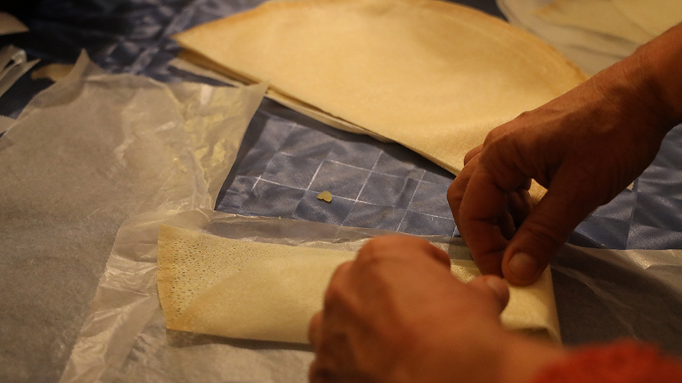 la géométrie du samoussa