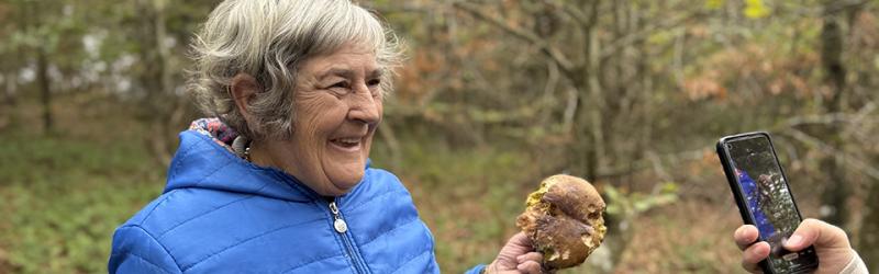 Aux champignons avec Thérèse